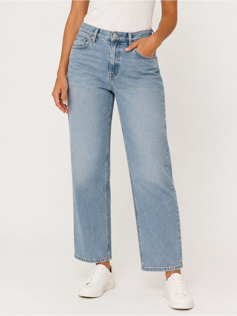 Calvin Klein Jeans Light Blue Straight Leg Size 12